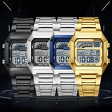 🌙 Glow-in-Dark Display | Square Sports Watch for All Genders 🌟【-50%】