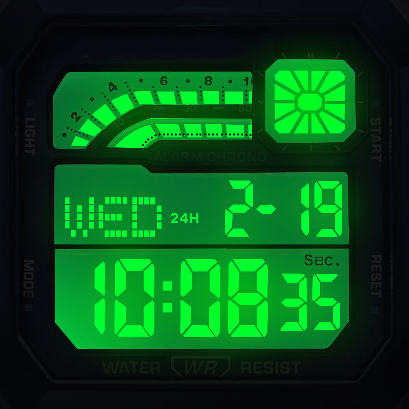 🌙 Glow-in-Dark Display | Square Sports Watch for All Genders 🌟【-50%】