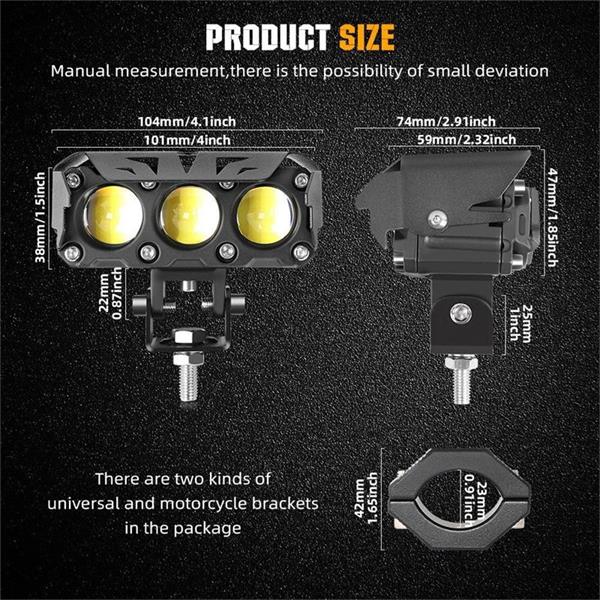 💡 Ultimate Road Illumination | Powerful Motorbike LED Driving Lights ⚡【-50% OFF】